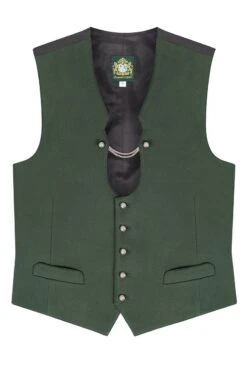 Trachtenweste Dunkelgrün Paul 114084