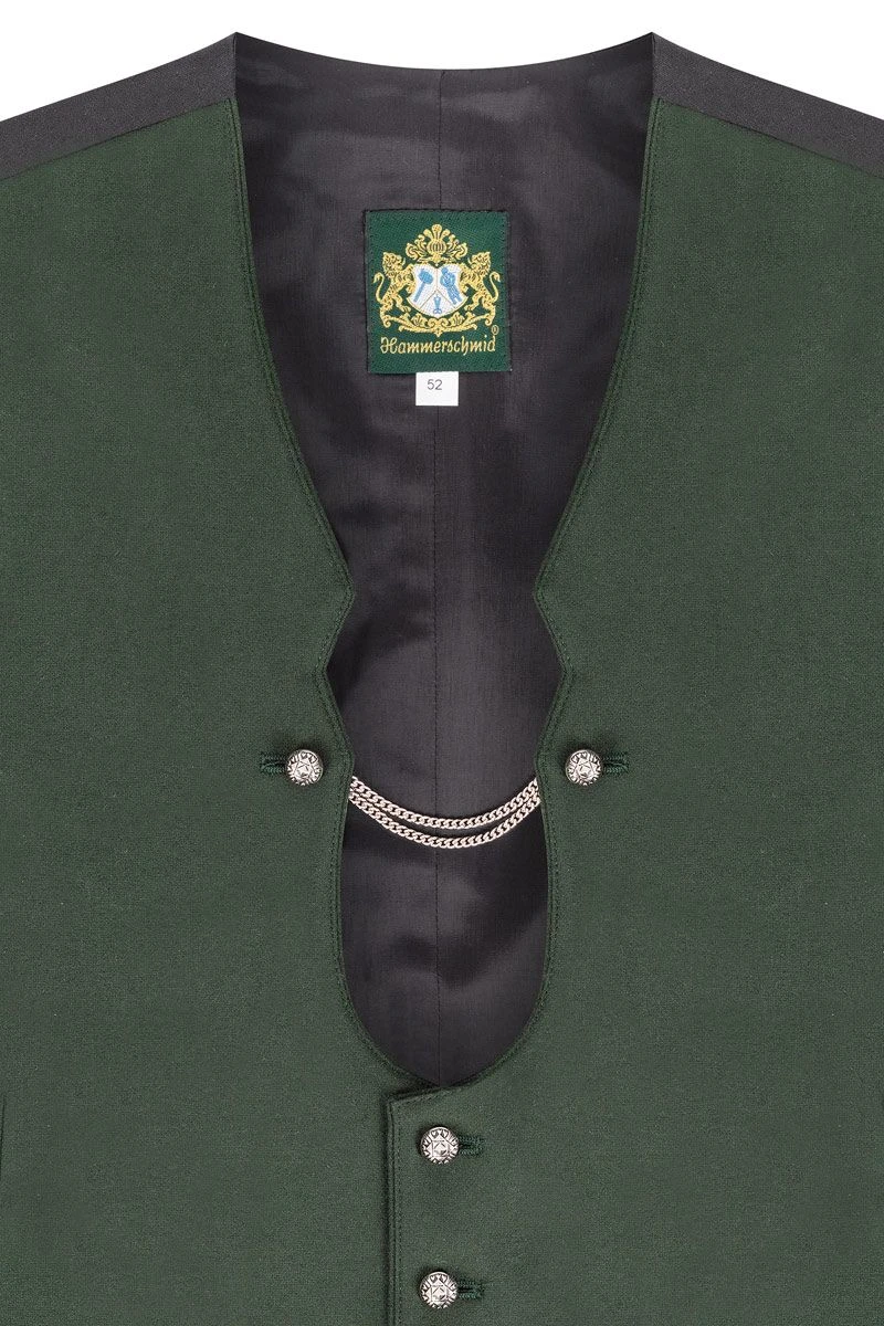 Trachtenweste Dunkelgrün Paul 114084 2 Trachtenweste Dunkelgrün Paul 114084 – Bild 2