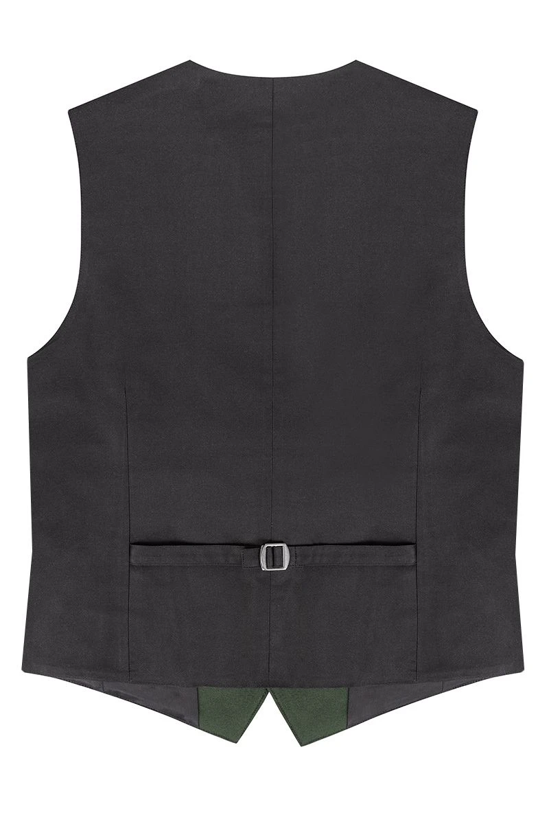 Trachtenweste Dunkelgrün Paul 114084 3 Trachtenweste Dunkelgrün Paul 114084 – Bild 3