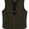 Trachtenweste Oliv Loden Stretch Vinzenz 012256 - Slimfit