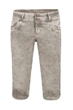 Damen Trachtenhose Kniebund Grau Hendrina 012294