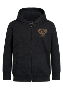 Kinder Kapuzen-Sweatjacke Anthrazit Paolo 012300