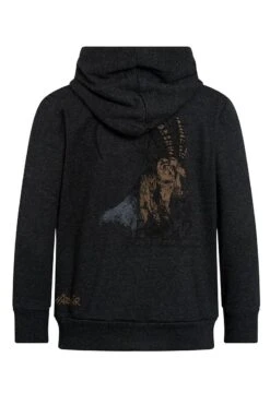 Kinder Kapuzen-Sweatjacke Anthrazit Paolo 012300 -Modegeschäft hangowear kinder kapuzen sweatjacke anthrazit paolo 012300 3 1200x1200