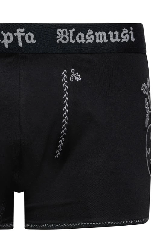Trachten Boxershorts Schwarz Joe 012941 2 Trachten Boxershorts Schwarz Joe 012941 – Bild 2
