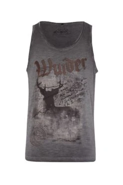 Trachtenshirt Anthrazit Bexar 003786