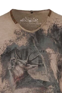 Trachtenshirt Kurzarm Hellbraun 'Urban Tracht' Bryce 003792 -Modegeschäft hangowear trachtenshirt kurzarm hellbraun urban tracht bryce 003792 3 1200x1200