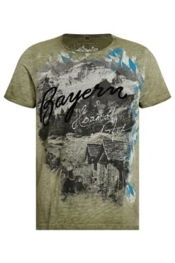 Trachtenshirt Oliv Salvator 012284