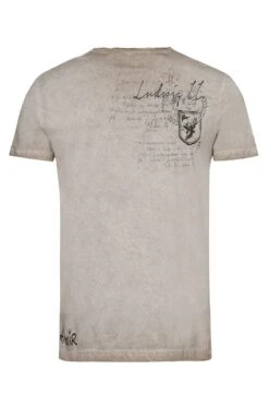 Trachtenshirt Taupe Mit König Ludwig Aufdruck 004316 -Modegeschäft hangowear trachtenshirt taupe mit koenig ludwig aufdruck 004316 2 1200x1200