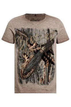 Trachtenshirt Taupe Parsifal 012279