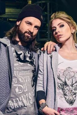 Trachtenshirt Weiß Mit Hirschprint Layla 009425 -Modegeschäft hangowear trachtenshirt weiss mit hirschprint layla 009425 3 1200x1200 1