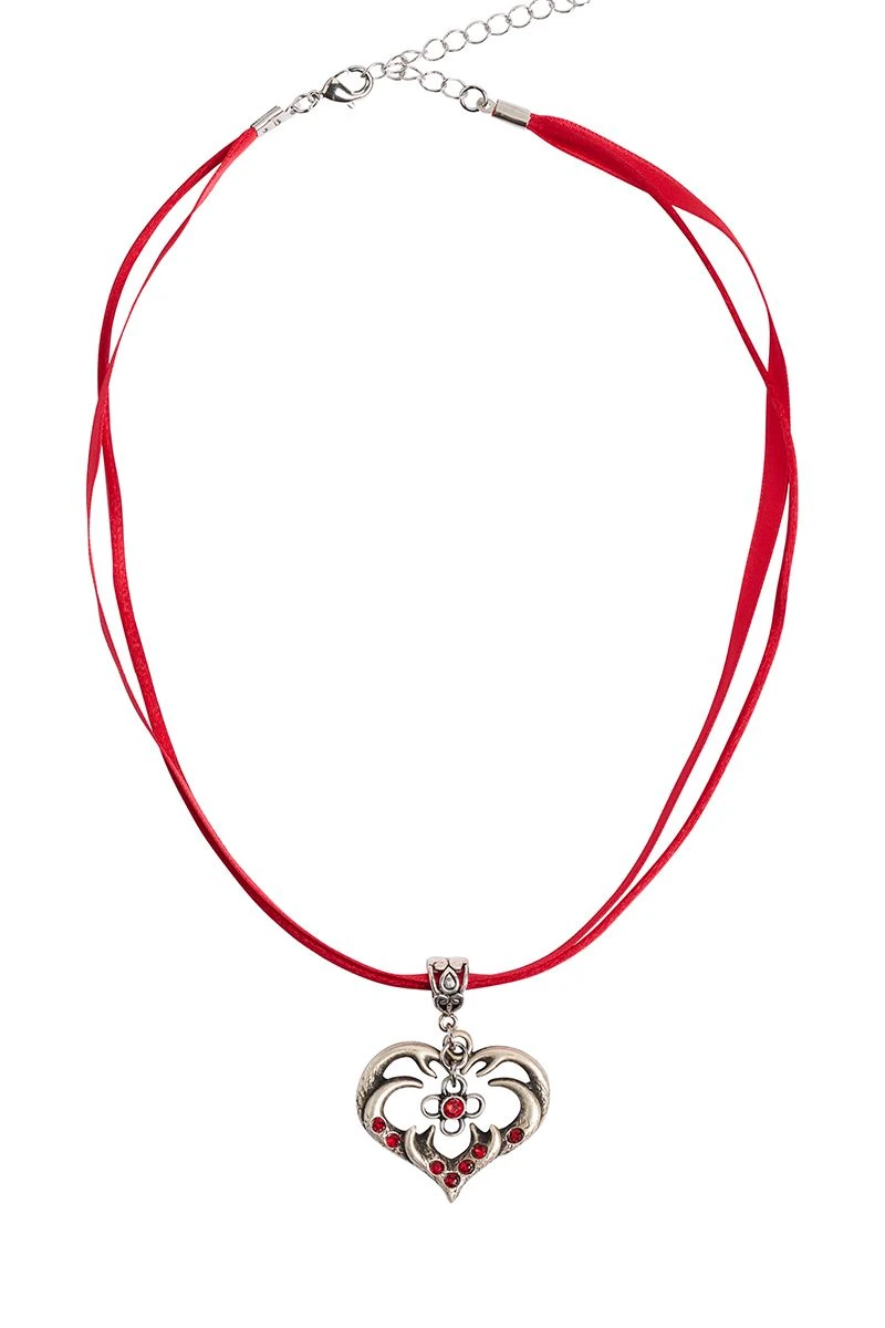 Collier In 11 Farben Mit Herzgeweih Und Svarowskisteinen 103573 2 Collier In 11 Farben Mit Herzgeweih Und Svarowskisteinen 103573 – Bild 2