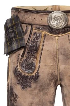 Lederhose Kurz Hellbraun Antik Mit Gürtel St. Virtus 007829 -Modegeschäft himmel arsch und zwirn lederhose kurz hellbraun antik mit guertel st virtus 007829 4 1200x1200