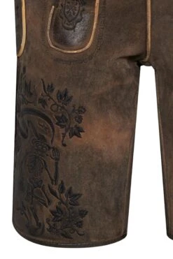 Lederhose Kurz Mit Gürtel Braun-antik Boandlkramer 002789 -Modegeschäft himmel arsch und zwirn lederhose kurz mit guertel braun antik boandlkramer 002789 5 1200x1200