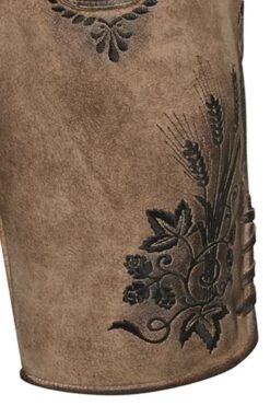 Lederhose Kurz Mit Gürtel Eiche Gespeckt Braumeister 007826 -Modegeschäft himmel arsch und zwirn lederhose kurz mit guertel eiche gespeckt braumeister 007826 4 1200x1200