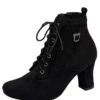 Damen Trachtenstiefel Schwarz Denise 011181