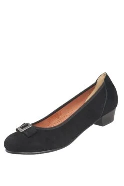 Pumps Schwarz Mit Schnalle Marisa 011191