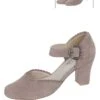 Pumps Taupe Mit Riemchen 005395