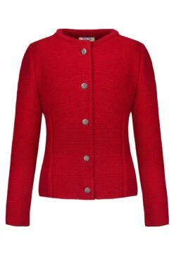 Kinder Trachten Strickjacke Rot 140050