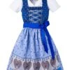 Kinder Dirndl Dunkelblau Hellblau Maxima 004055