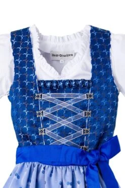 Kinder Dirndl Dunkelblau Hellblau Maxima 004055 -Modegeschäft isar trachten teeniedirndl dunkelblau hellblau maxima 004055 3 1200x1200