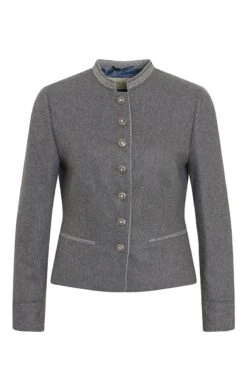 Damen Lodenjacke Hellgrau Claire 011593