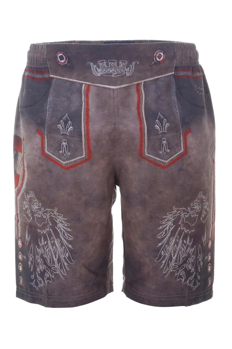 Badehose Braun Rot Österreich 012541 1 Badehose Braun Rot Österreich 012541