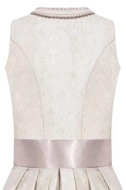 Hochzeitsdirndl Midi 70cm Creme Gemustert Mit Perlen 007019 -Modegeschäft krueger hochzeitsdirndl midi 70er creme gemustert mit perlen 007019 4 1200x1200