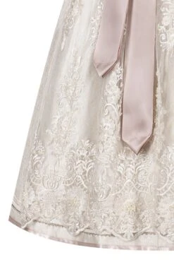 Hochzeitsdirndl Midi 70cm Creme Gemustert Mit Perlen 007019 -Modegeschäft krueger hochzeitsdirndl midi 70er creme gemustert mit perlen 007019 5 1200x1200