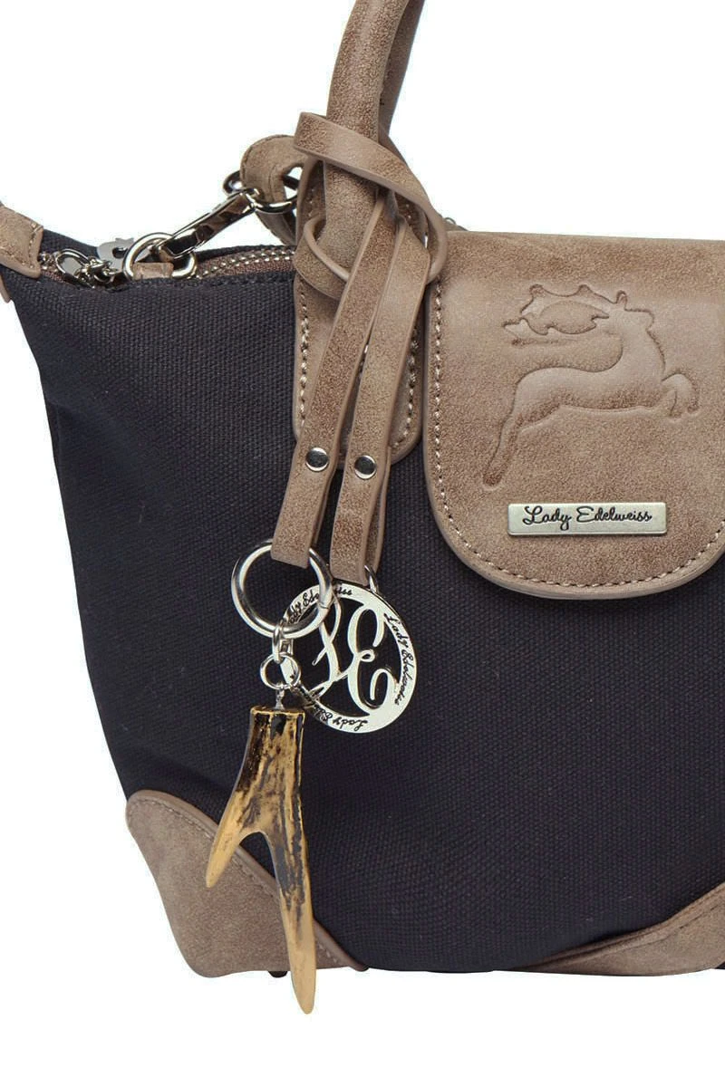 Trachtentasche Schwarz Taupe 010158 2 Trachtentasche Schwarz Taupe 010158 – Bild 2