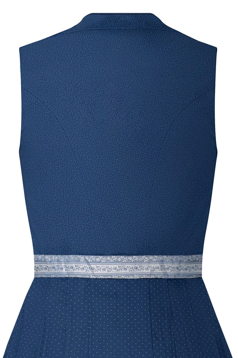 Dirndl Lang 80 Cm Dunkelblau Silber Nicoletta 006864 4 Dirndl Lang 80 Cm Dunkelblau Silber Nicoletta 006864 – Bild 4