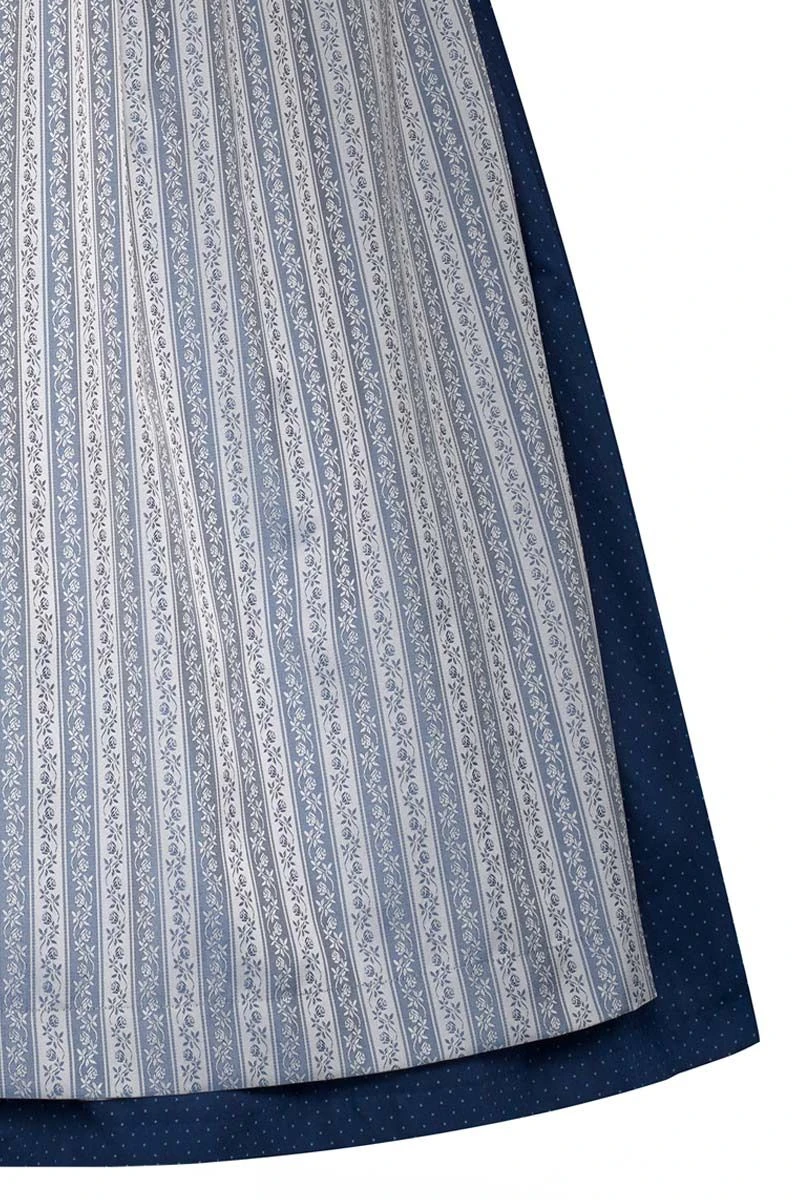 Dirndl Lang 80 Cm Dunkelblau Silber Nicoletta 006864 5 Dirndl Lang 80 Cm Dunkelblau Silber Nicoletta 006864 – Bild 5
