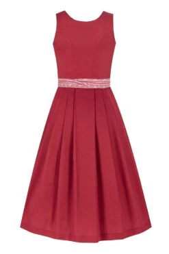 Dirndl Lang 85 Cm Dunkelrot Ottille 014665 -Modegeschäft lieblingsgwand dirndl lang 85cm dunkelrot ottilie 014665 3 1200x1200