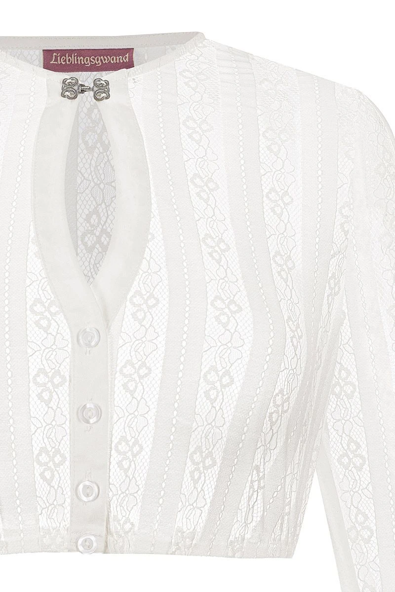 Dirndlbluse Spitze Creme Nadine 013999 2 Dirndlbluse Spitze Creme Nadine 013999 – Bild 2