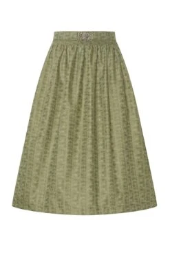 Dirndlschürze Midi 70 Cm Grün 013101