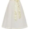 Dirndlschürze Spitze Midi 65 Cm Creme Clara 013138