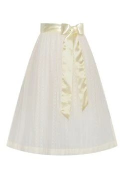 Dirndlschürze Spitze Midi 65 Cm Creme Clara 013138