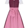 Kinder Dirndl Beere Altrosa Gemustert Florentine 008204