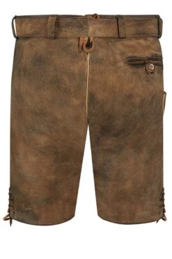 Lederhose Kurz Mit Gürtel Braun Wörthsee 010762 -Modegeschäft lieblingsgwand lederhose kurz mit guertel braun woerthsee 010762 3 1200x1200 1