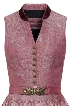 Midi Dirndl 65 Cm Altrosa Bordeaux Gemustert Ella 010043 -Modegeschäft lieblingsgwand midi dirndl 65cm altrosa gemustert ella 010043 2 1200x1200 1