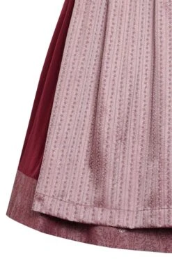 Midi Dirndl 65 Cm Altrosa Bordeaux Gemustert Ella 010043 -Modegeschäft lieblingsgwand midi dirndl 65cm altrosa gemustert ella 010043 5 1200x1200 1