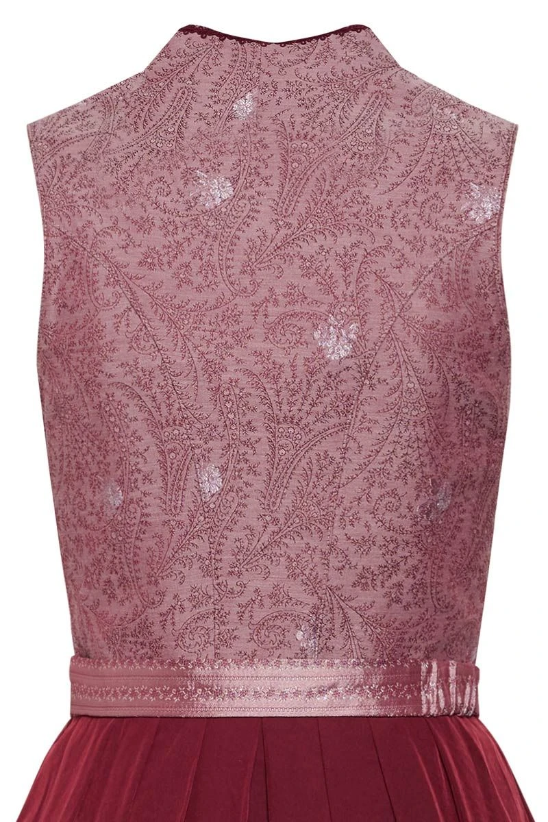 Midi Dirndl 65 Cm Altrosa Gemustert Mila 010042 4 Midi Dirndl 65 Cm Altrosa Gemustert Mila 010042 – Bild 4