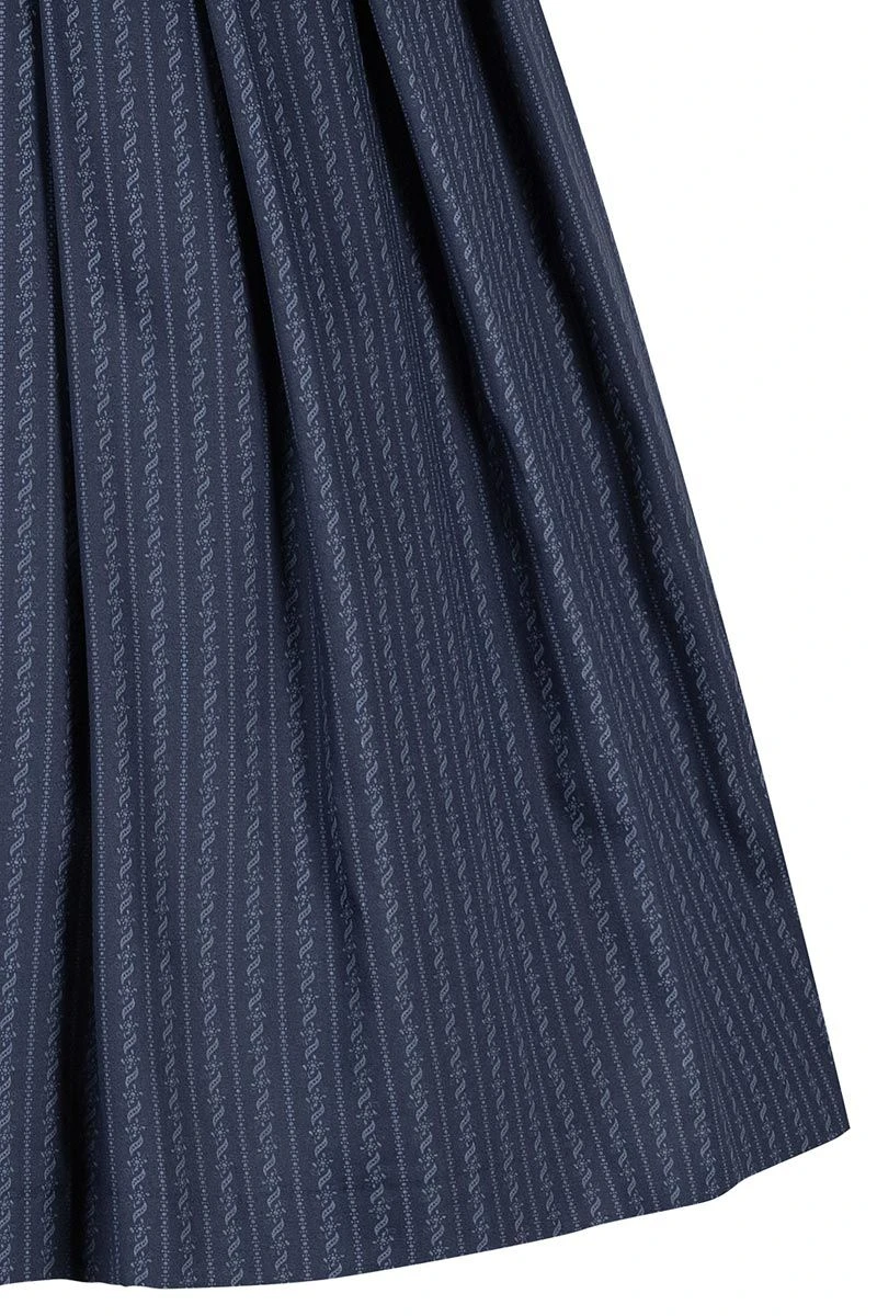 Midi Dirndl 65 Cm Dunkelblau Altrosa Loretta 010397 - Limitiert 6 Midi Dirndl 65 Cm Dunkelblau Altrosa Loretta 010397 - Limitiert – Bild 6