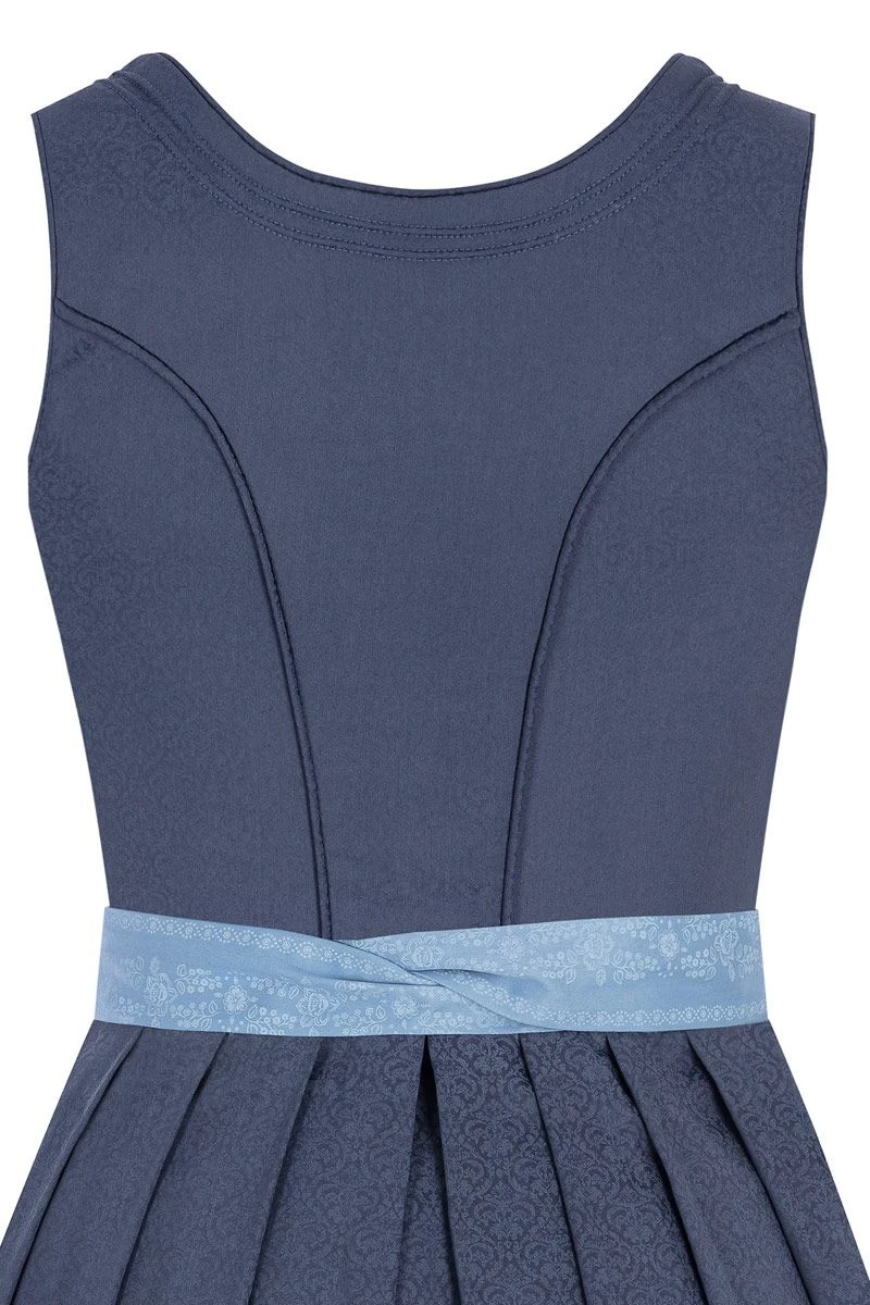 Midi Dirndl 65 Cm Dunkelblau Hellblau Amalia 015429 4 Midi Dirndl 65 Cm Dunkelblau Hellblau Amalia 015429 – Bild 4