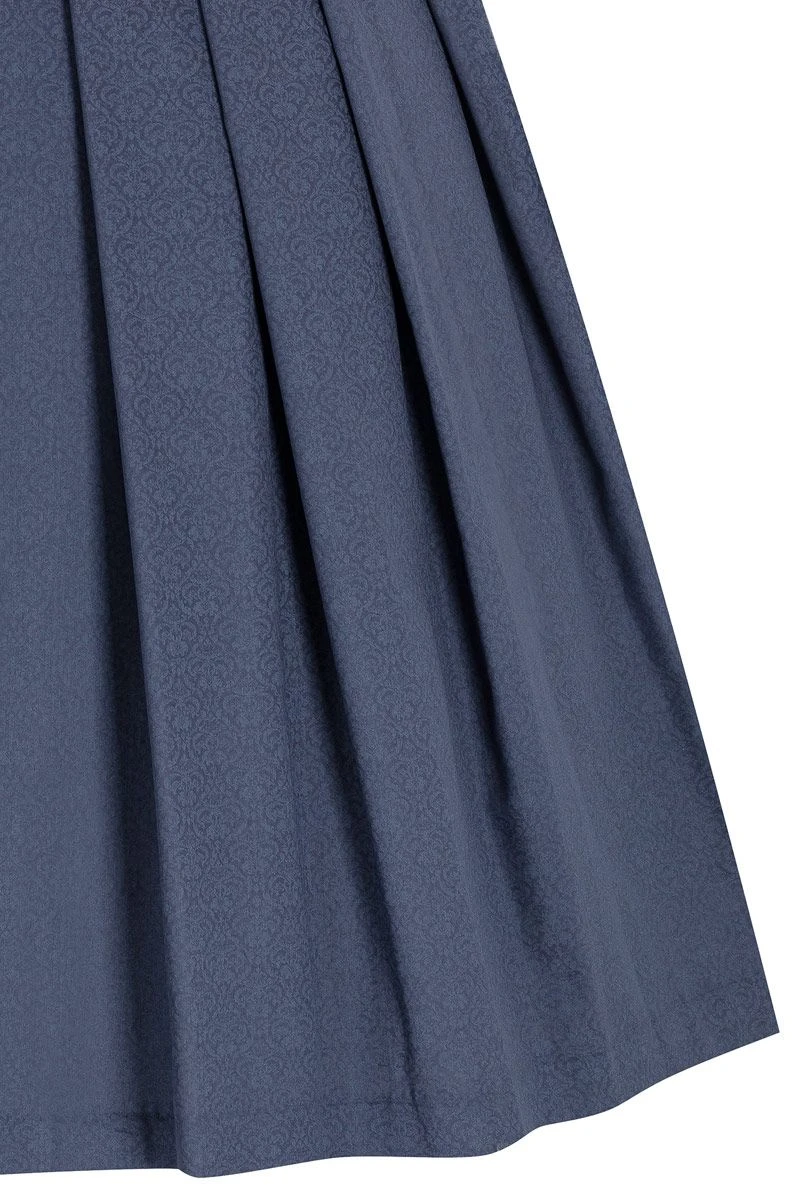 Midi Dirndl 65 Cm Dunkelblau Hellblau Amalia 015429 6 Midi Dirndl 65 Cm Dunkelblau Hellblau Amalia 015429 – Bild 6