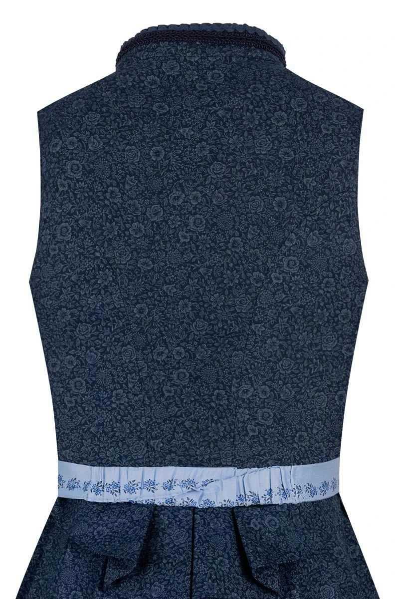 Midi Dirndl 65 Cm Dunkelblau Hellblau Greta 010004 4 Midi Dirndl 65 Cm Dunkelblau Hellblau Greta 010004 – Bild 4
