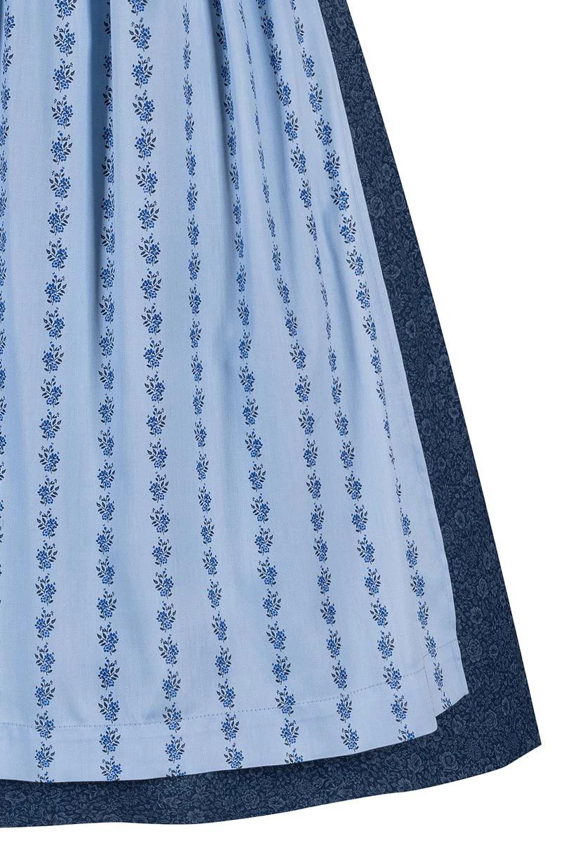 Midi Dirndl 65 Cm Dunkelblau Hellblau Greta 010004 5 Midi Dirndl 65 Cm Dunkelblau Hellblau Greta 010004 – Bild 5