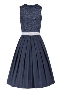Midi Dirndl 65 Cm Dunkelblau Weiß Mathilda 010041 -Modegeschäft lieblingsgwand midi dirndl 65cm dunkelblau weiss mathilda 010041 3 1200x1200