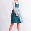 Midi Dirndl 65 Cm Petrol Hellblau Valerie 016554