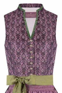 Midi Dirndl 65cm Aubergine Gemustert Lila Nadia 005606 -Modegeschäft lieblingsgwand midi dirndl 65er aubergine gemustert lila nadia 005606 3 1200x1200