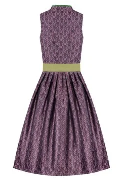 Midi Dirndl 65cm Aubergine Gemustert Lila Nadia 005606 -Modegeschäft lieblingsgwand midi dirndl 65er aubergine gemustert lila nadia 005606 4 1200x1200 1